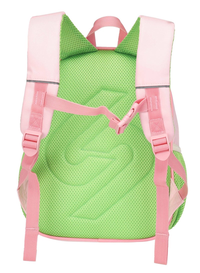 SUN EIGHT Children’s Backpack Water Resistant Light Weight Cute Puppy Cartoon Bag for Preschool Girls and Boys, SE22207, Pink - Image 4